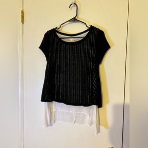 Meadow Rue by Anthropologie Top Short Sleeve Extra Small